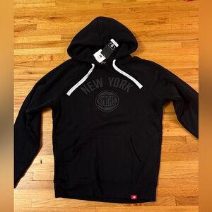Sportique Black Knicks Hoodie Men’s Size L NEW WITH TAGS